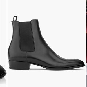 TO BOOT NEW YORK EUC Myles Chelsea Boot (Men) size 8 EUC black leather